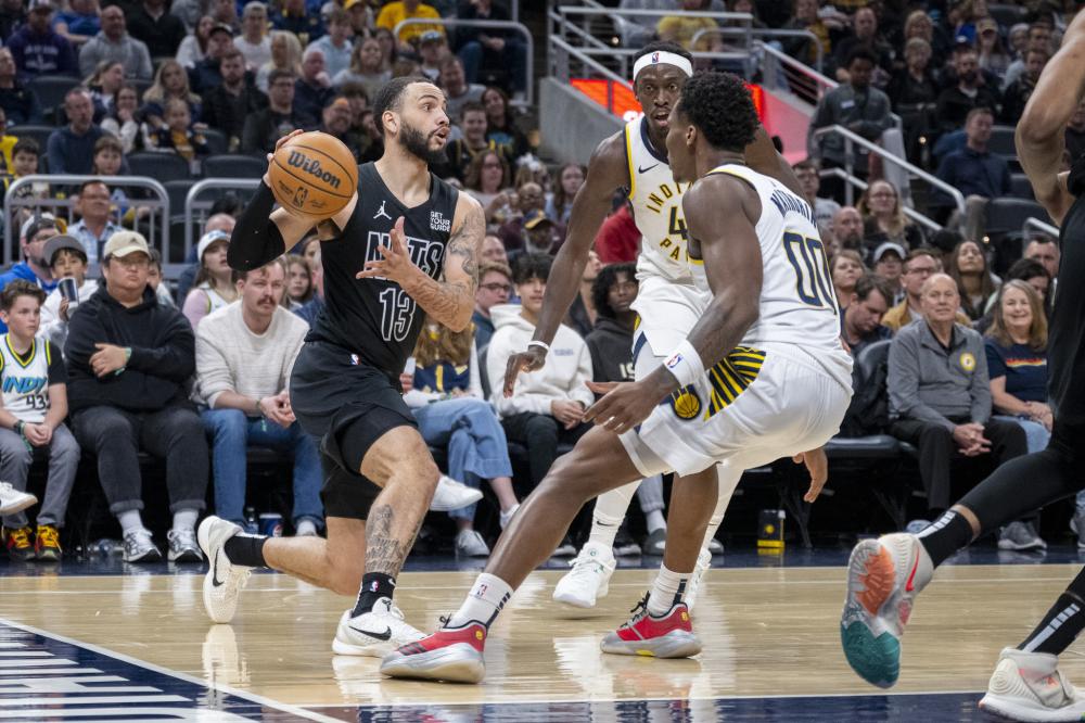 NBA森林狼vs活塞：小哈达威首节冲锋率活塞领先，兰德尔爱德华兹联手，森林狼强势逆转.